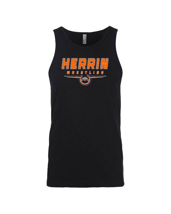 Herrin HS Wrestling Design - Tank Top