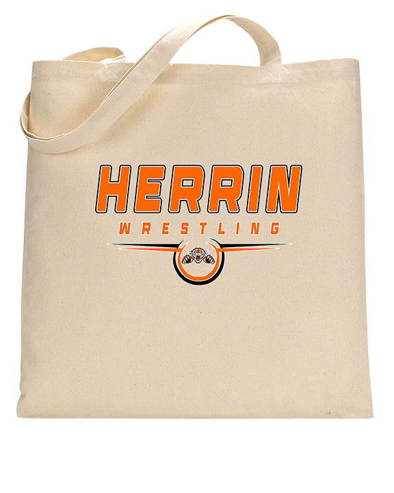 Herrin HS Wrestling Design - Tote