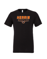 Herrin HS Wrestling Design - Tri-Blend Shirt