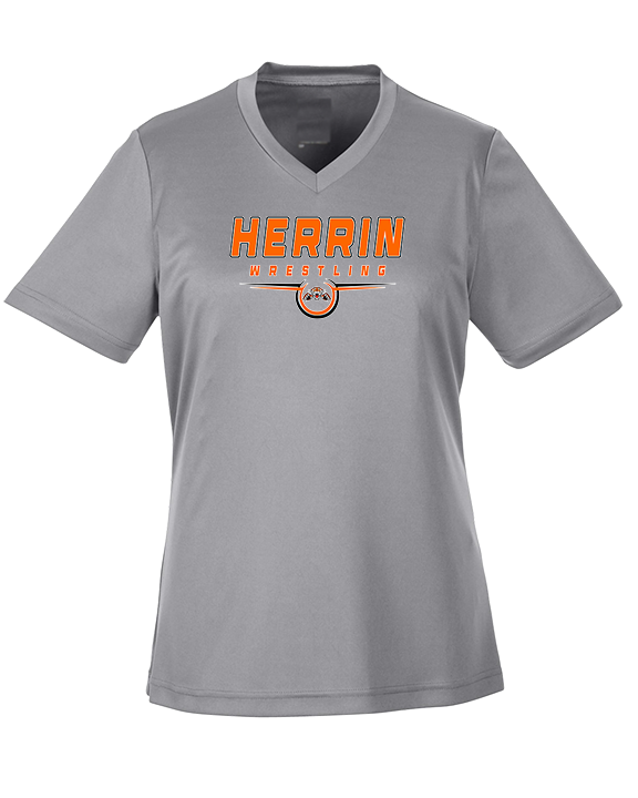 Herrin HS Wrestling Design - Womens Performance Shirt