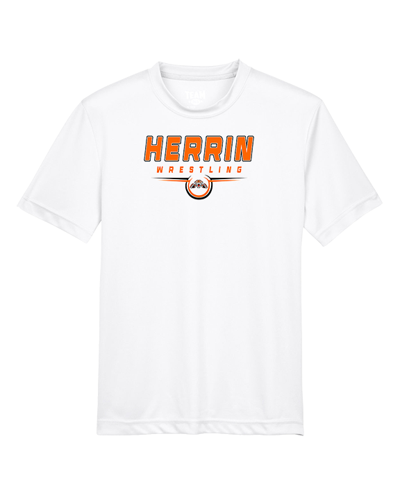 Herrin HS Wrestling Design - Youth Performance Shirt