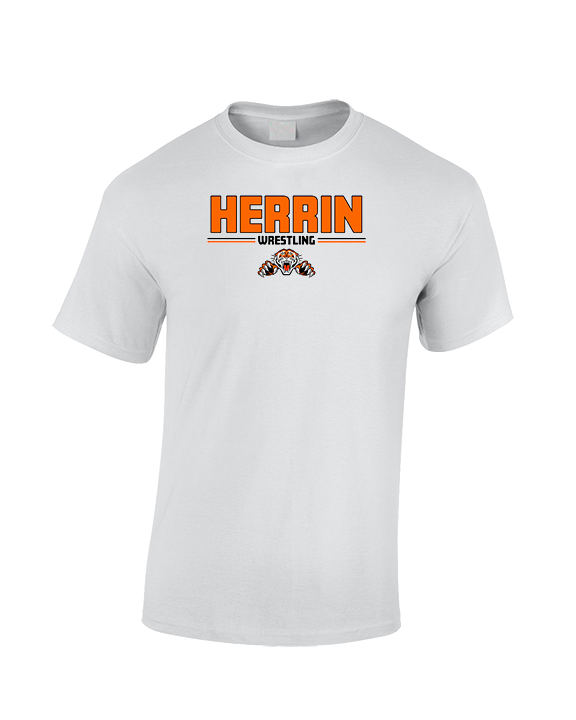Herrin HS Wrestling Keen - Cotton T-Shirt
