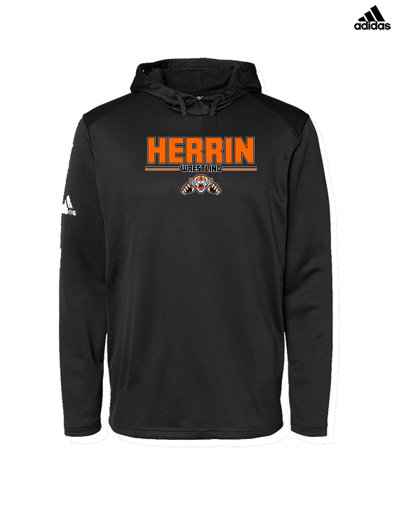 Herrin HS Wrestling Keen - Mens Adidas Hoodie