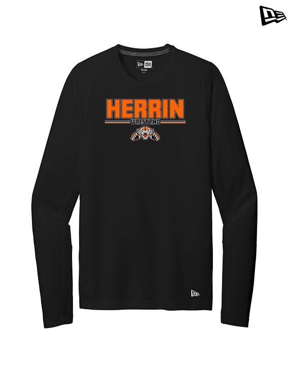 Herrin HS Wrestling Keen - New Era Performance Long Sleeve