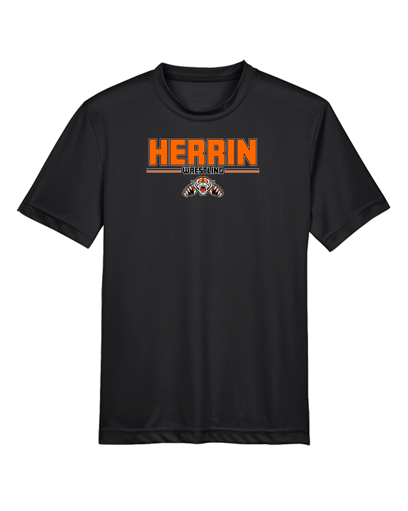 Herrin HS Wrestling Keen - Youth Performance Shirt
