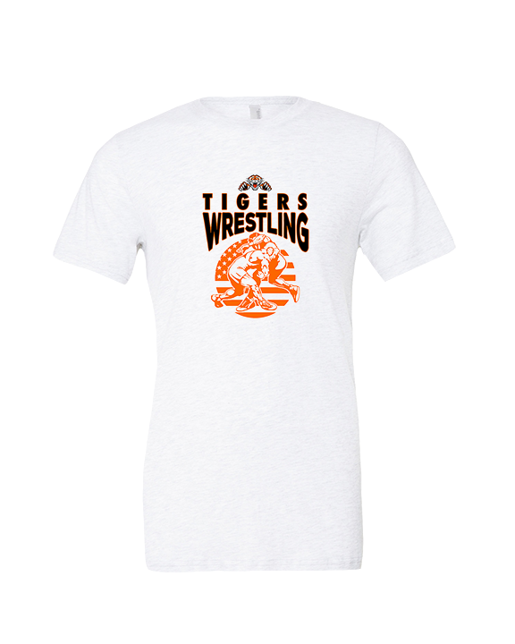 Herrin HS Wrestling Takedown - Tri-Blend Shirt