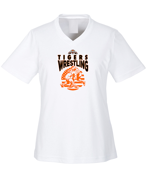 Herrin HS Wrestling Takedown - Womens Performance Shirt