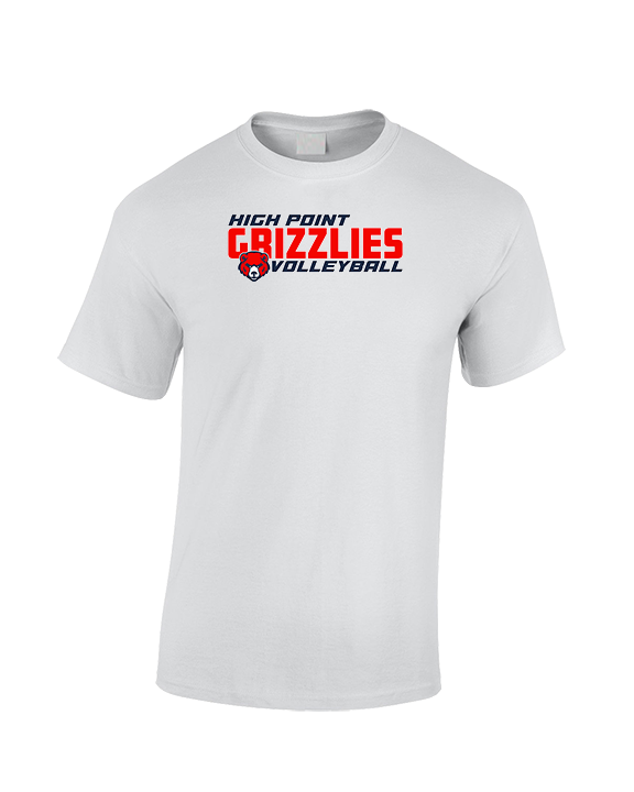 High Point Academy Girls Volleyball Bold - Cotton T-Shirt
