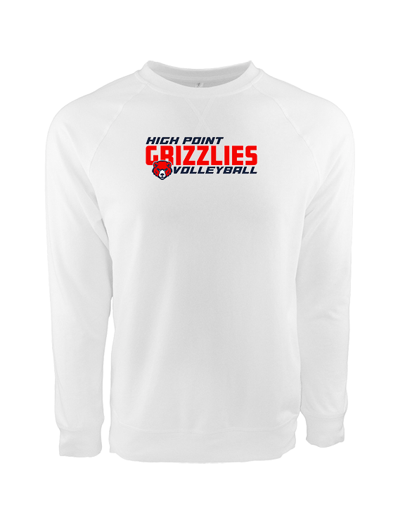 High Point Academy Girls Volleyball Bold - Crewneck Sweatshirt