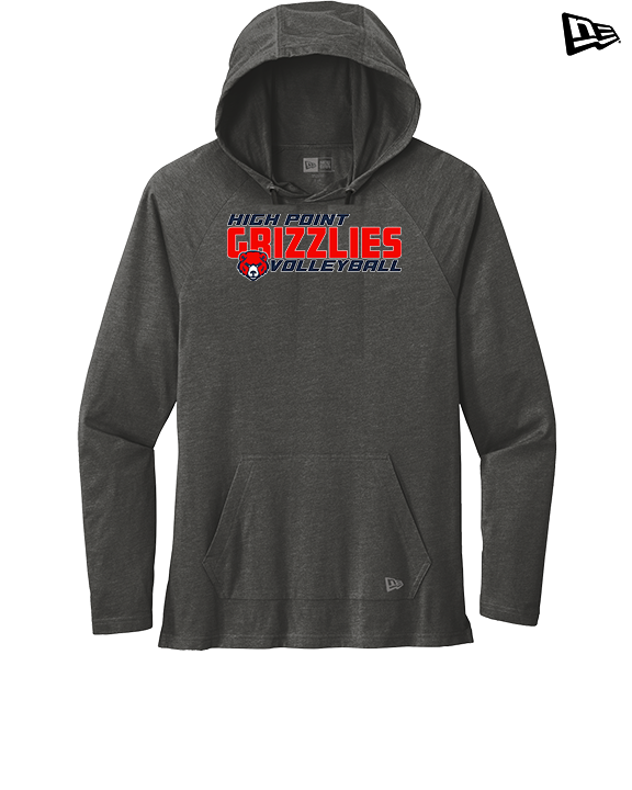 High Point Academy Girls Volleyball Bold - New Era Tri-Blend Hoodie