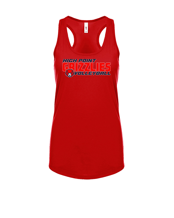 High Point Academy Girls Volleyball Bold - Womens Tank Top