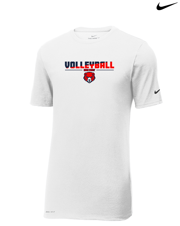 High Point Academy Girls Volleyball Cut - Mens Nike Cotton Poly Tee