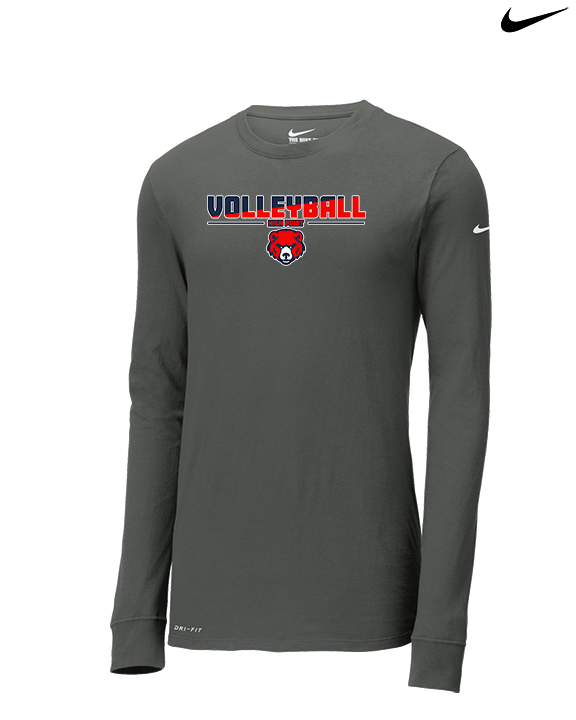 High Point Academy Girls Volleyball Cut - Mens Nike Longsleeve