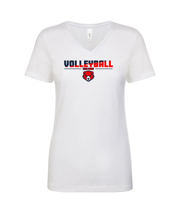 High Point Academy Girls Volleyball Cut - Womens Vneck