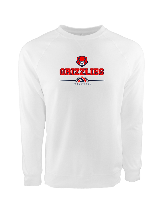 High Point Academy Girls Volleyball Half Vball - Crewneck Sweatshirt