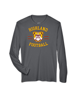 Highland HS Football Curve - Performance Longsleeve