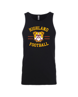 Highland HS Football Curve - Tank Top