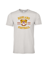 Highland HS Football Curve - Tri-Blend Shirt