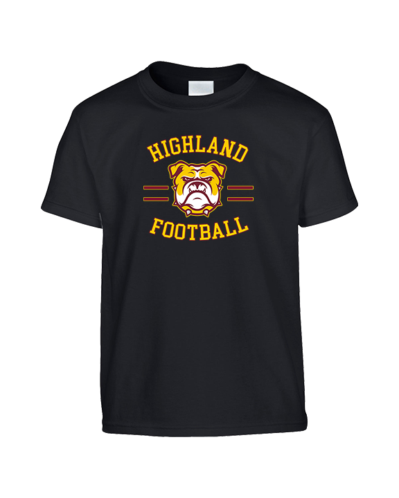 Highland HS Football Curve - Youth Shirt