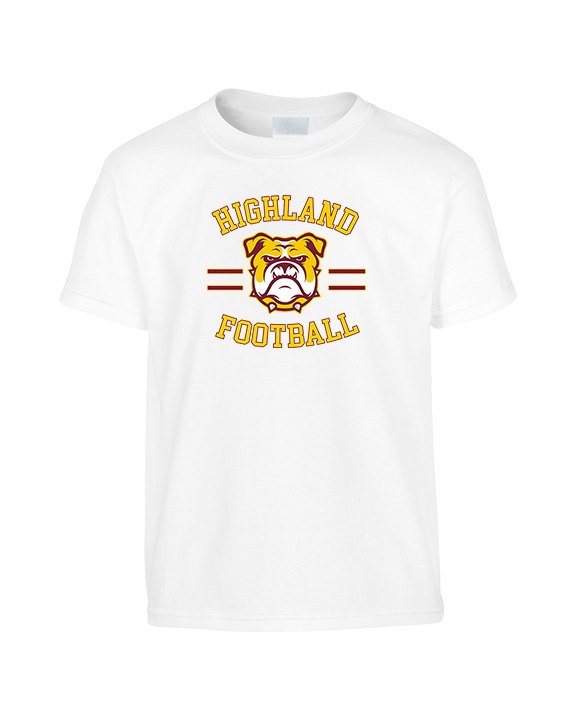 Highland HS Football Curve - Youth Shirt