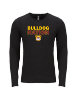Highland HS Football Nation - Tri-Blend Long Sleeve