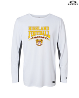 Highland HS Football School Football - Mens Oakley Longsleeve