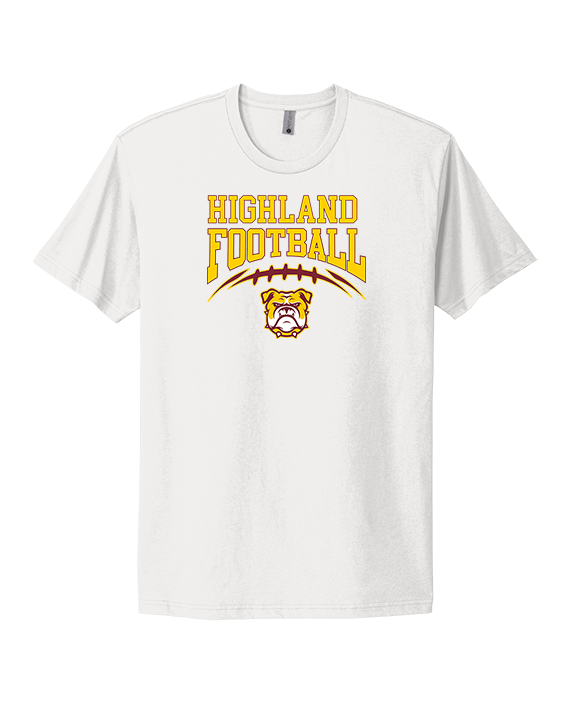 Highland HS Football School Football - Mens Select Cotton T-Shirt