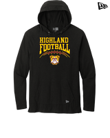 Highland HS Football School Football - New Era Tri-Blend Hoodie
