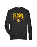 Highland HS Football School Football - Performance Longsleeve