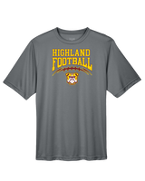 Highland HS Football School Football - Performance Shirt