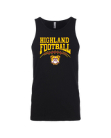 Highland HS Football School Football - Tank Top