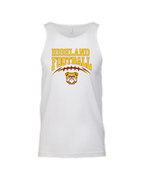 Highland HS Football School Football - Tank Top