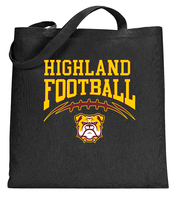 Highland HS Football School Football - Tote