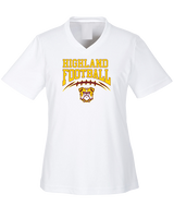 Highland HS Football School Football - Womens Performance Shirt