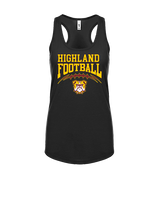 Highland HS Football School Football - Womens Tank Top