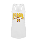 Highland HS Football School Football - Womens Tank Top