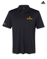 Highland HS Football Splatter - Mens Adidas Polo