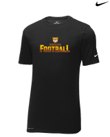 Highland HS Football Splatter - Mens Nike Cotton Poly Tee