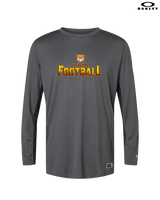 Highland HS Football Splatter - Mens Oakley Longsleeve