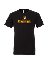 Highland HS Football Splatter - Tri-Blend Shirt