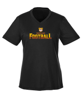 Highland HS Football Splatter - Womens Performance Shirt
