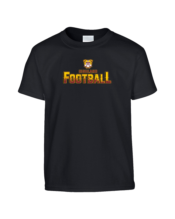 Highland HS Football Splatter - Youth Shirt