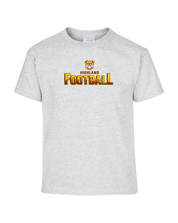Highland HS Football Splatter - Youth Shirt