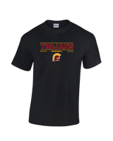 Hillcrest HS Baseball Border - Cotton T-Shirt
