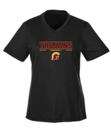 Hillcrest HS Baseball Border - Womens Performance Shirt