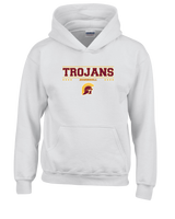 Hillcrest HS Baseball Border - Cotton Hoodie