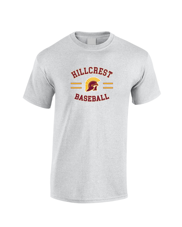 Hillcrest HS Baseball Curve - Cotton T-Shirt