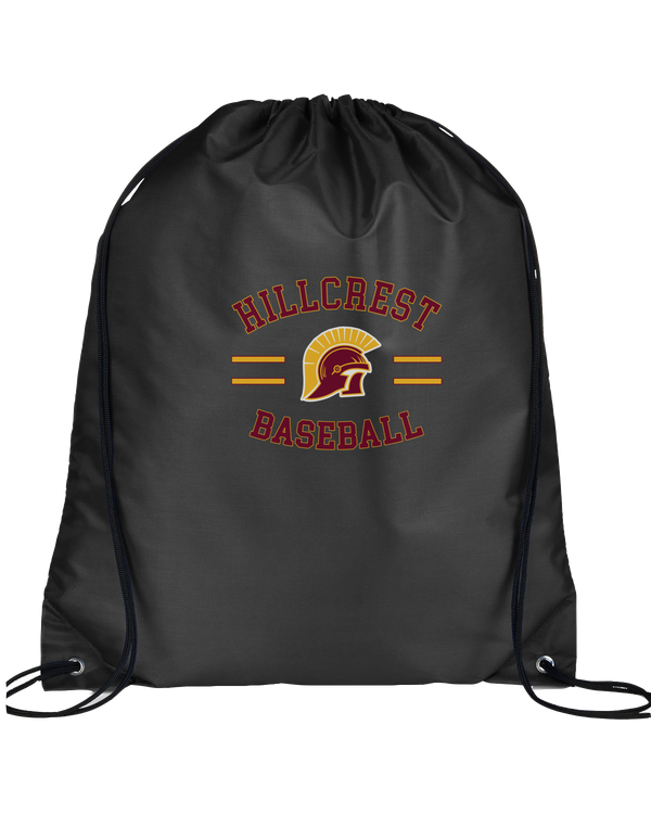 Hillcrest HS Baseball Curve - Drawstring Bag