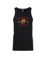 Hillcrest HS Baseball Curve - Mens Tank Top