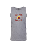 Hillcrest HS Baseball Curve - Mens Tank Top